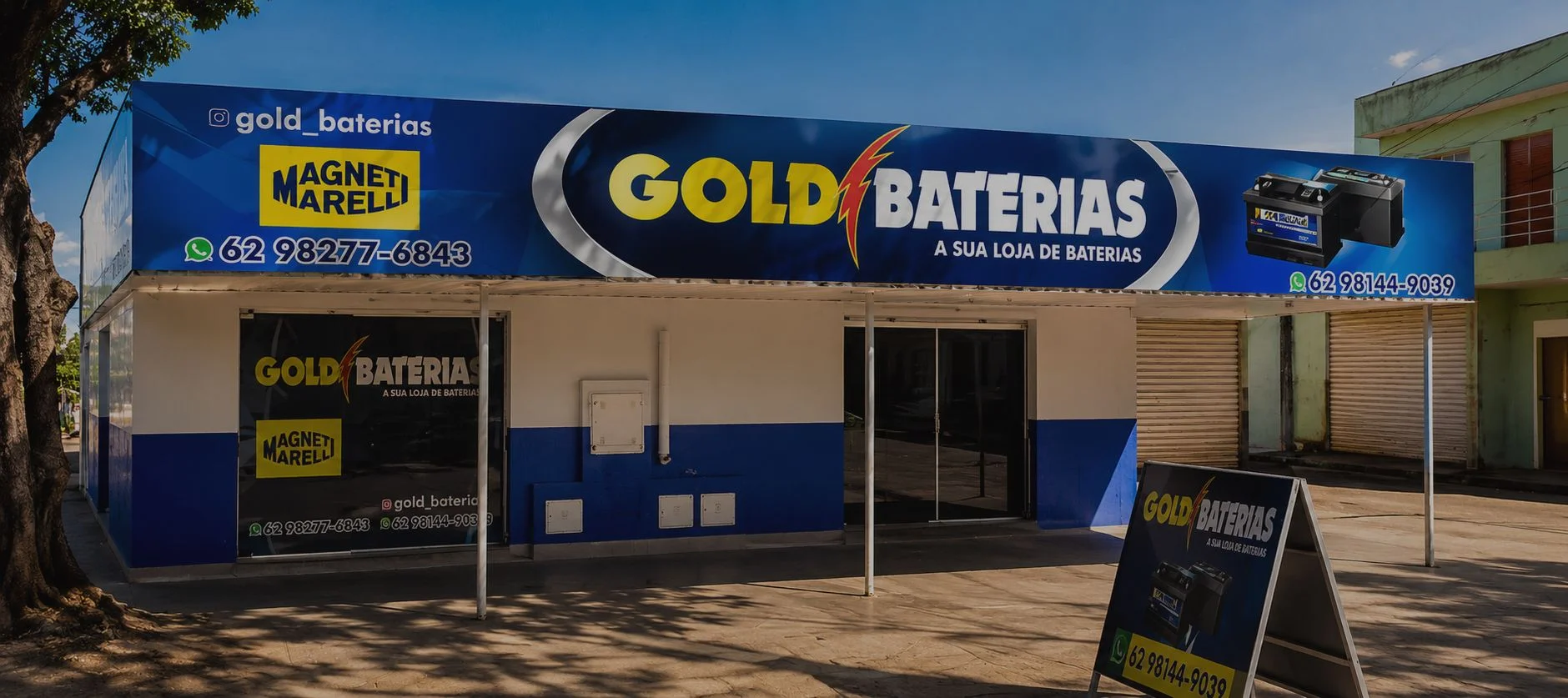 Fachada Gold Baterias – Goiânia