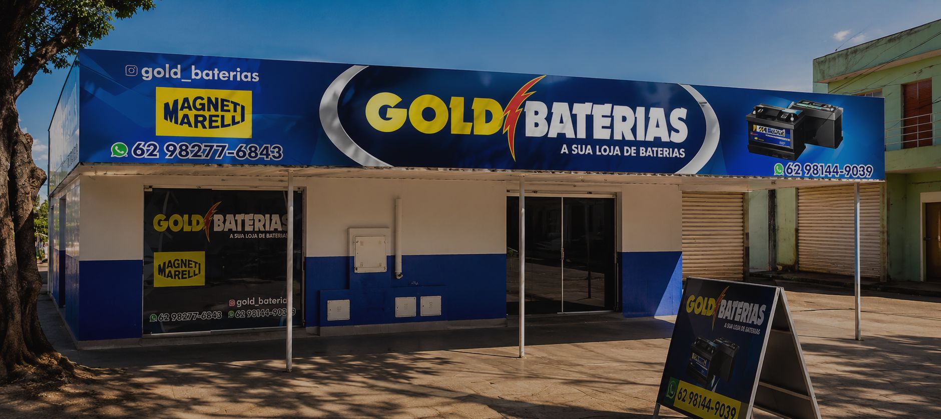 Fachada Gold Baterias – Goiânia